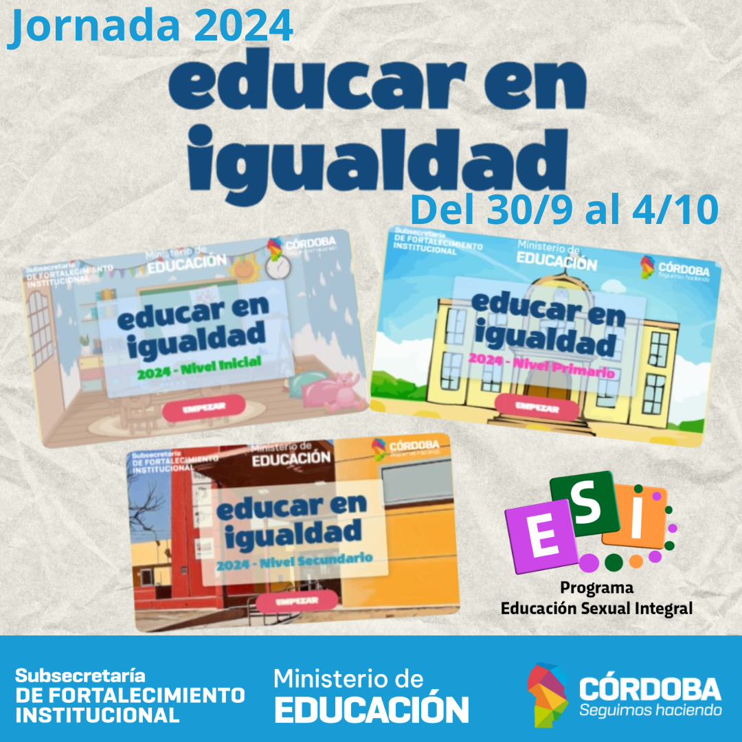 Imagen Educar en igualdad 2024